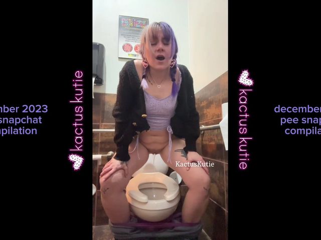 December 2023 Pee Compilation (Kactus kutie)