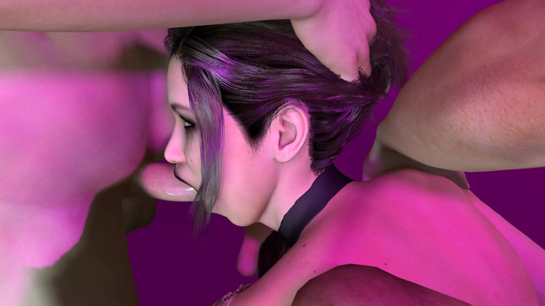 Wraith ward: Hot Witch in a Double Penetration Doggy Style Gangbang