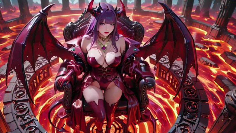 Seraphina Vale: Purple-haired Demon Queen! a Forbidden Feast on the Magma Throne,...