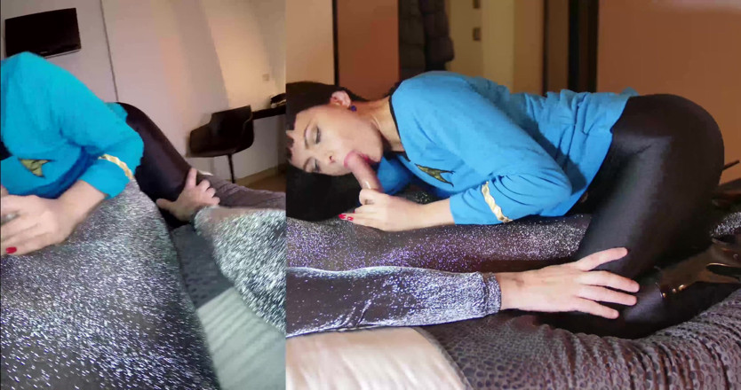 Nylon Xtreme: Sonya durganova dengan stoking nilon star trek
