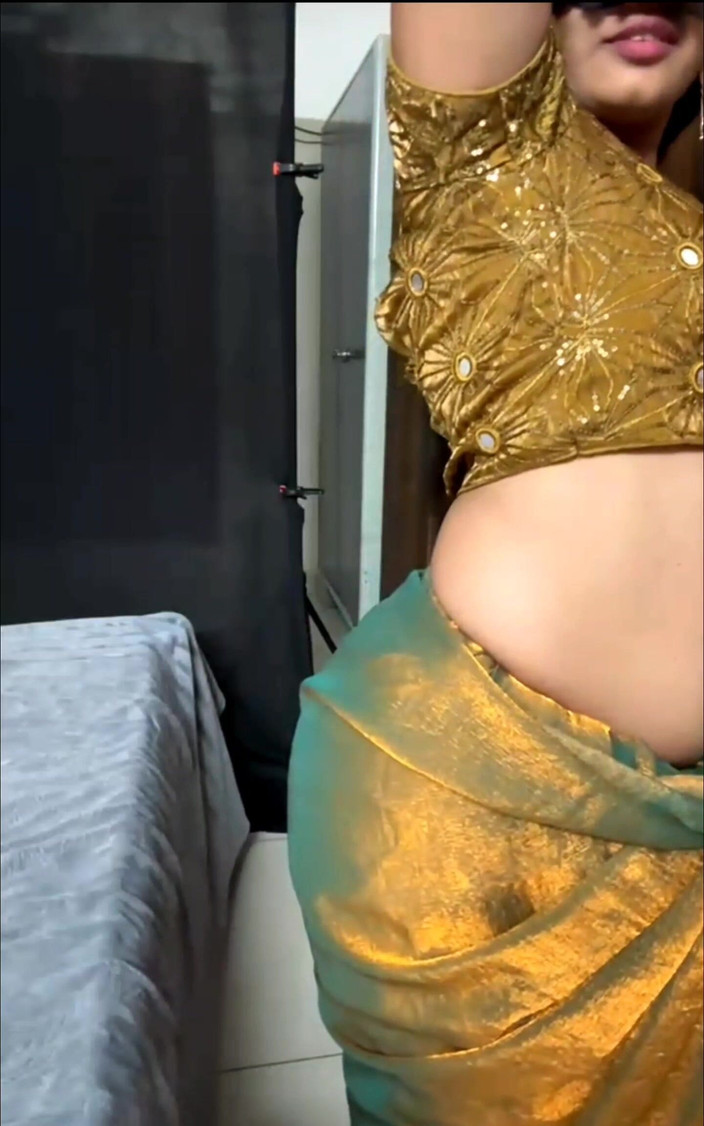 TeluguCouple901: Melhor show e foda de corpo de saree (telugu)