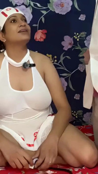 Teen Nurse Girl Take Fake Doctor Injection (penis) in Her Butts