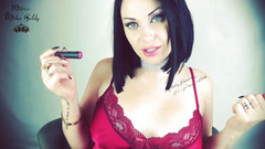 Goddess Misha Goldy: Červená rtěnka feminizace a sissifikace!