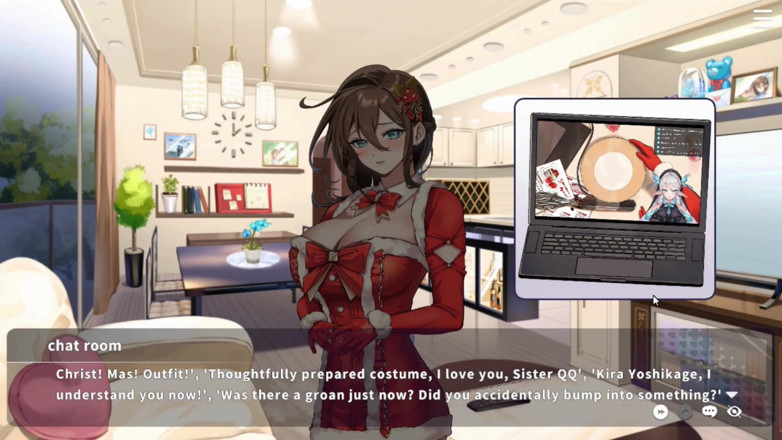 NSFWOtaku: Hentai Game - sedução de Natal de mulher casada - v-lover