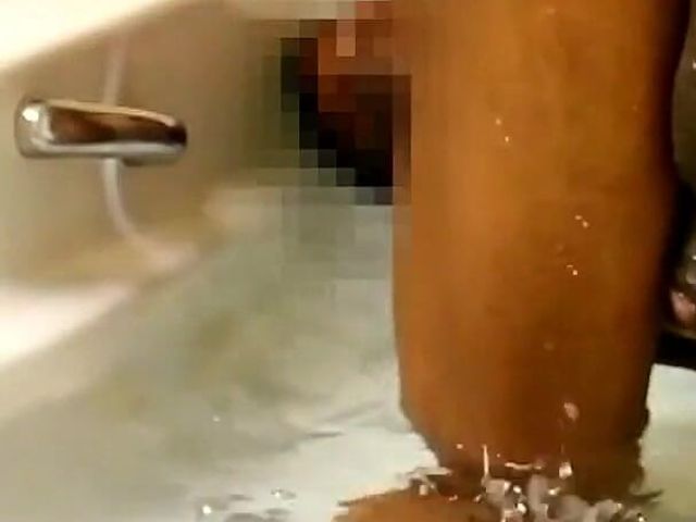 Two angles 1&2 | huge butt plug washing my gaping asshole in the jacuzzi (DJ Buttpussy)