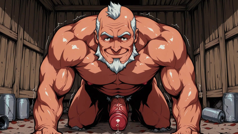 Erotic Man: Reife männer, große schwänze, ai-zusammenstellung