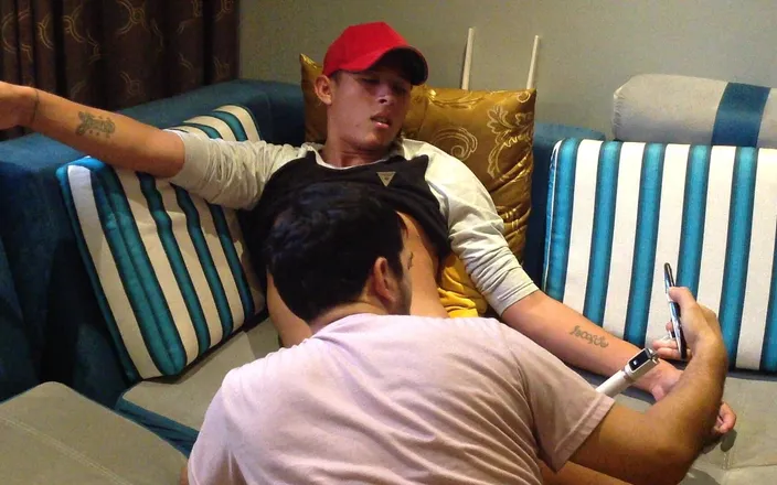 The-hook305: Latin Twink's Second Blowjob Today - He Keeps Coming Back!