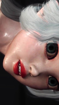 Sexo com um alienígena em uma nave espacial. Uma jovem loira sexy é fodida por um alienígena