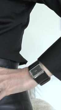 My Large Watch with Leather Strap, Watch Fetish, JOI