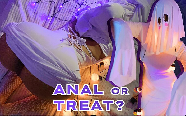 Aria Fleur: Fucked a Sexy Ghost in the Ass on Halloween - Aria...