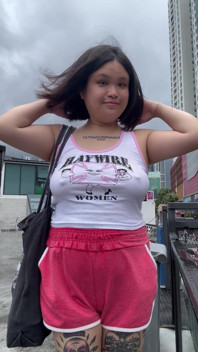 Braless BBW