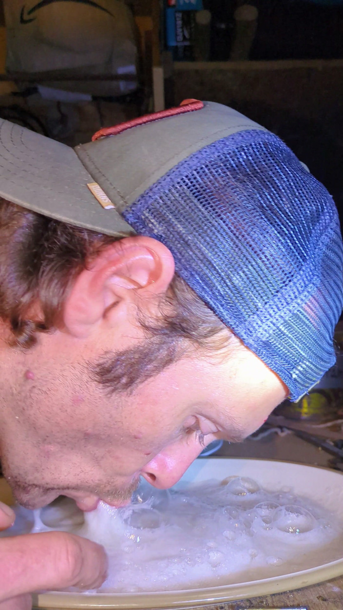 Deepthroat Madness: Making Lot's of Bubbles with a Huge Pile of Saliva
