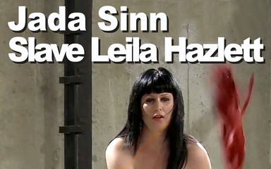 Picticon bondage and fetish: Jada sinn ve köle leila hazlett kadın egemenliği kırbaçlama doruk...