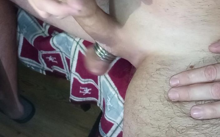 White Ukrainian Dick: 금속 공 반지로 고품질의 가정 자위!