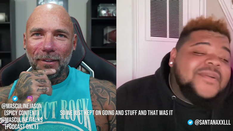 Raw and Uncensored with Masculine Jason: Porn Star Confessioni - Santana xxl (episodio 131)