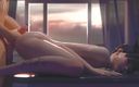 MsFreakAnim: 오버워치 포르노 Dva, 트레이서, 자비의 보지 규칙을 핥는 미망인 34 3D 헨타이 애니메이션