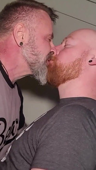 Bearfilms Tattooed Bear Marc Angelo Slides Hard Dick to Logan Stanley