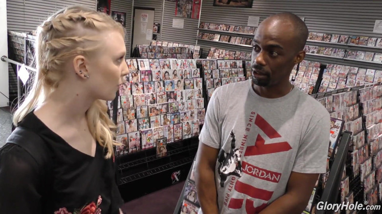 Gloryhole: Lily Rader, interracial - gloryhole