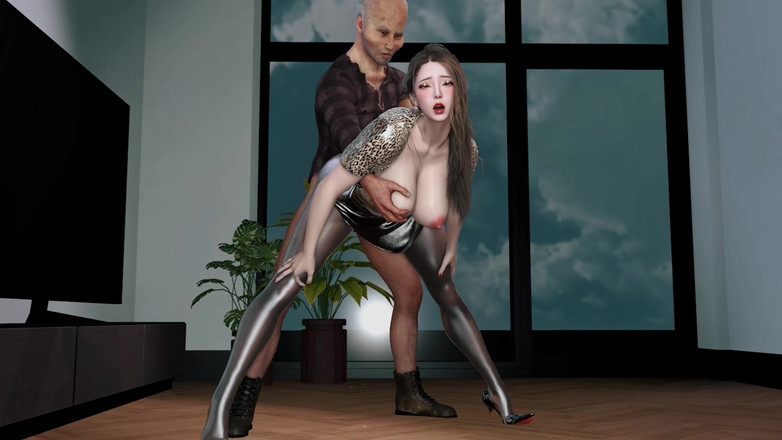 Why fuck so hard: 3d grandota madura milf desnuda sus enormes tetas follada tan...