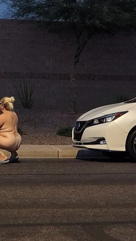Gorda Esposa Adora Se Mostrar E Ficar Nua Em Público!