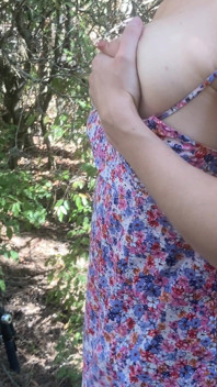 Found Cute Tattoed Girl Riding Bicycle in the Forest and Fucking Her Hairy Pussy