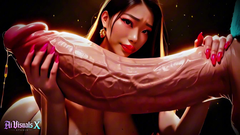 AI Visuals X: Asia - cewek korea montok - ngentot toket &amp; nyepong kontol pria antar...