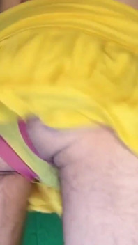 Yellow Miniskirt with Yellow Shorts