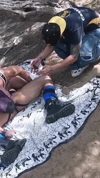 Making off Bareback in the Dunes of Maspalomas