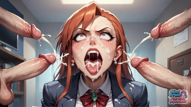 Mind Break Hentai Madness: Mind break follia mentale ufficio orgia tripla penetrazione squirting