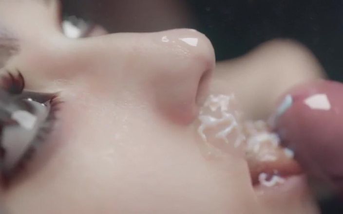 MsFreakAnim: 3 boyutlu hentai kız oral seks ağzına boşalma animasyon sfm...