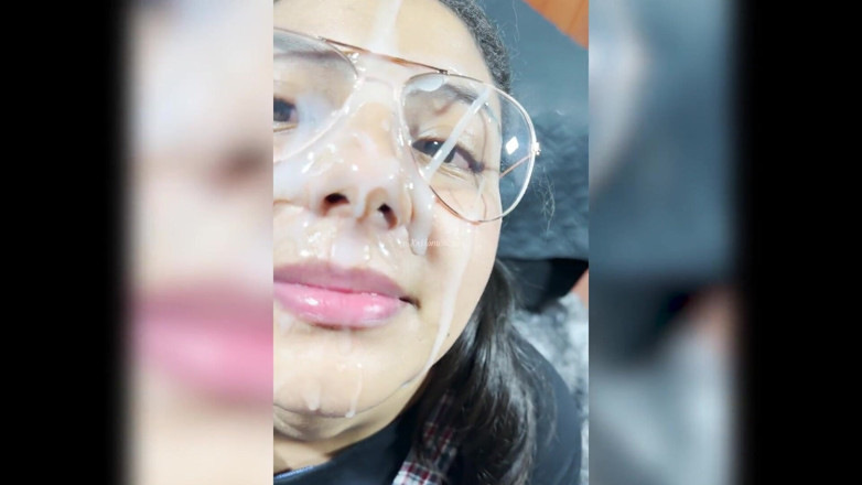 XxHomeMade: Dva masivní výstřiky na obličej mé studentské nevlastní sestry, výměnou...
