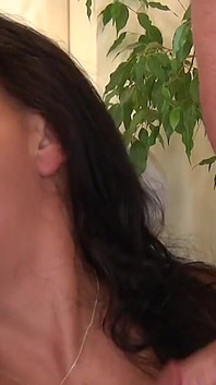 Pierced German MILF Nadiene Threesome