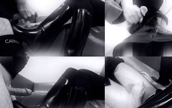 Deutsche Dominanz: 私の新しいブーツの奴隷に射精