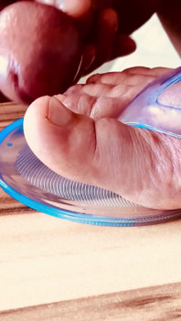 Fetish kaki amatur yang bagus