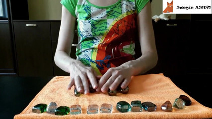 Saegin: 1[ASMR] Glass marbles and pebbles (no talking)