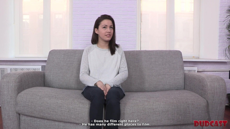 Slim4K: Hot brunette's film casting turned into a hardcore session