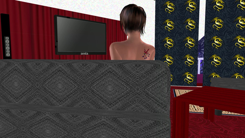 RenderLust: Porno animat 3D cu desene animate - fată frumoasă care se masturbează...