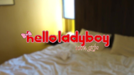 Hello Lady Boy: Skinny Thai babe strokes big dick during sex