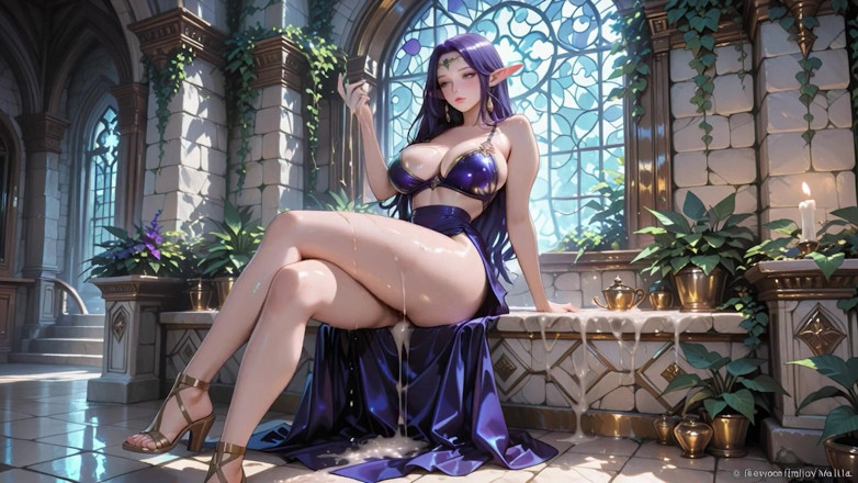Tay Swift X: Fantasy castle si peri ungu lagi asik nyepong kontol dan...