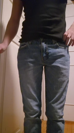 Deixando ir em jeans