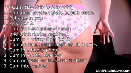 Brat Perversions: Faproulette: JOI games