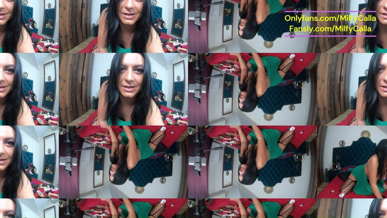 MilfyCalla: Pertunjukan pribadi tease bodystocking, futa toy &amp; masturbasi fantasy 309- cuplikan video