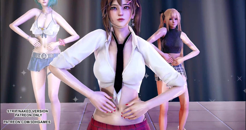 3D-Hentai Games: [mmd] erobererin doa Marie rose Misaki Tamaki heißer tanz 4k 60fps