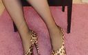 Erica Doll: Leopard high heels