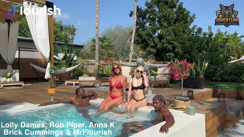 Mr Flourish Live: Mrflourish Pool Podcast: Adult Stars Lolly Dames, Rob Piper, Anna...
