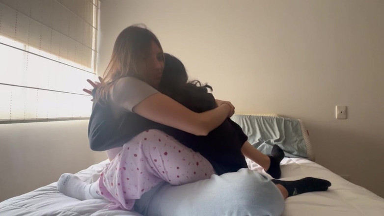 scarlettandc: Dvě dívky se baví u nejlepších přátel Dohromady