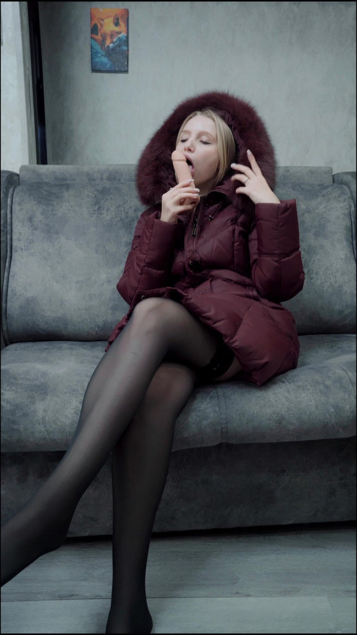 Stacy Starando: Ejaculez În Frumoasa Mea Haină De Blană.