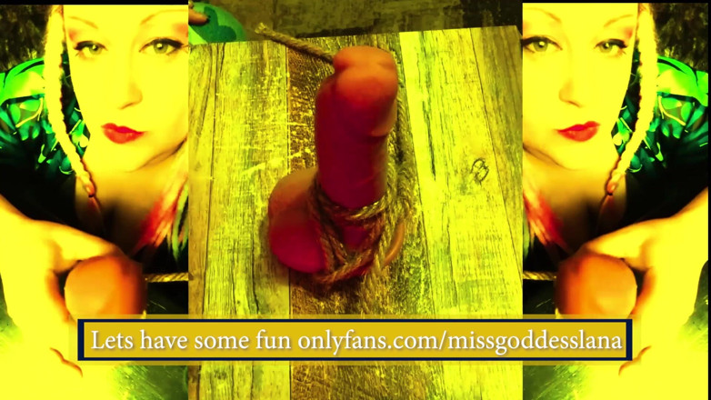 Campsissyboi: 자지와 볼을 묶고 볼 펀칭을 향상시켜 JOI