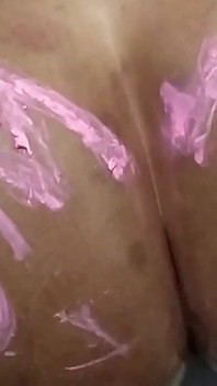 Fyller min heta kropp med sperma