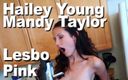 Edge Interactive Publishing: Hailey Young и Mandy Taylor, Lesbo Pink, лижут пальцами трах